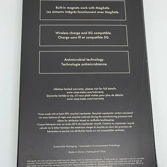 kate spade New York iPhone 15 Pro Case - Pink, Blue, and Gold Floral - Picture 4 of 7